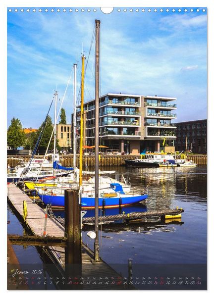 Produktbild: Oldenburg am Wasser (Wandkalender 2026 DIN A3 hoch), CALVENDO Monatskalender