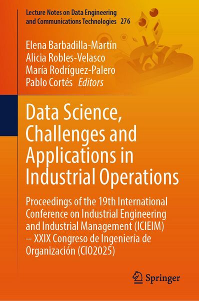 Produktbild: Data Science, Challenges and Applications in Industrial Operations