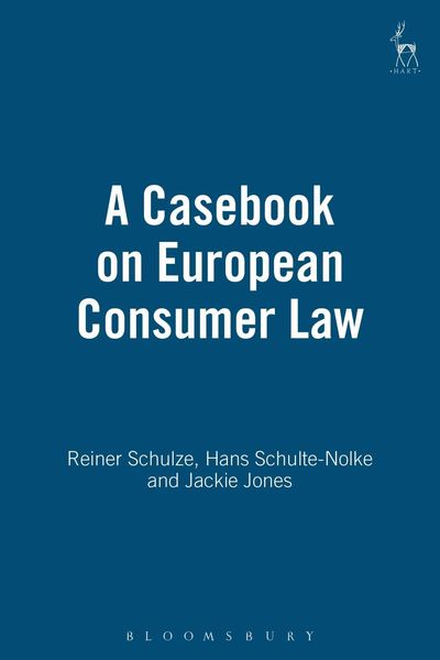 Produktbild: A Casebook on European Consumer Law