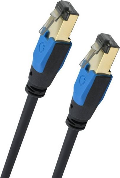 Produktbild: Oehlbach D1C19352 RJ45 Patchkabel CAT 8.1 1.00m Schwarz 1St.