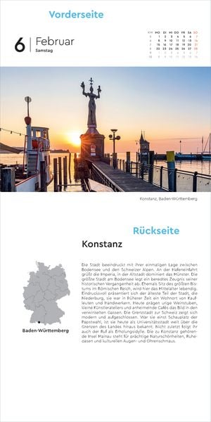 Produktbild: Deutschland - KUNTH 365-Tage-Abrei&szlig;kalender 2027