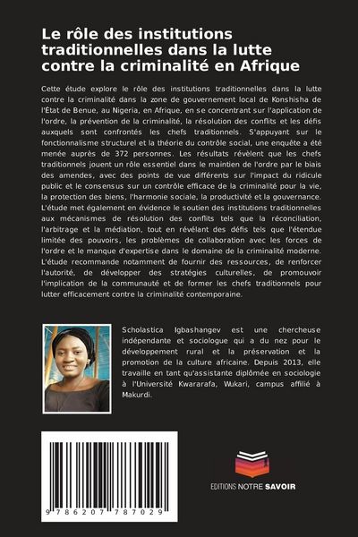 Produktbild: Le r&ocirc;le des institutions traditionnelles dans la lutte contre la criminalit&eacute; en Afrique
