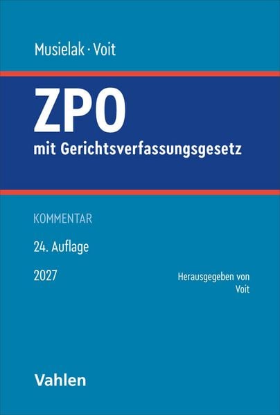 Produktbild: Zivilprozessordnung. ZPO