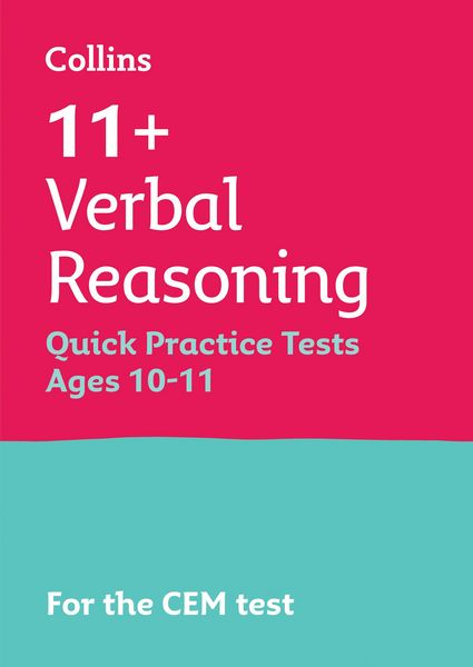 Produktbild: 11+ Verbal Reasoning Quick Practice Tests Age 10-11 (Year 6)