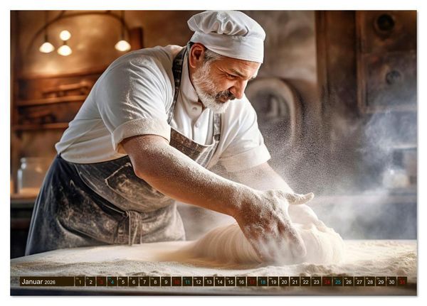 Produktbild: Im Bann des Brotes - B&auml;cker:innen (Tischkalender 2026 DIN A5 quer), CALVENDO Monatskalender