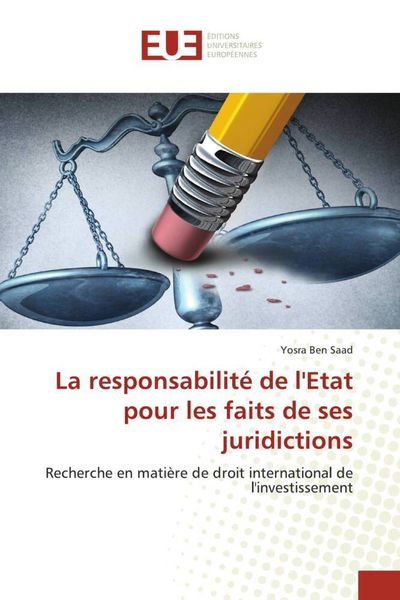 Produktbild: La responsabilit&eacute; de l'Etat pour les faits de ses juridictions