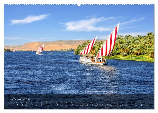 Produktbild: Faszination &Auml;gypten: Kairo - Luxor - Abu Simbel (Wandkalender 2026 DIN A2 quer), CALVENDO Monatskalender