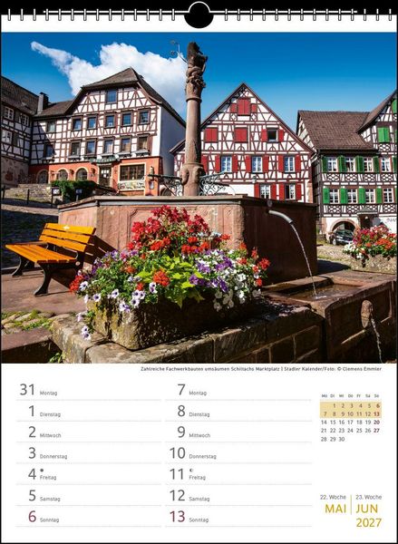 Produktbild: Zwei-Wochenplaner Schwarzwald 2027