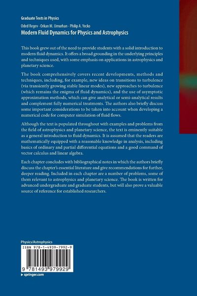 Produktbild: Modern Fluid Dynamics for Physics and Astrophysics