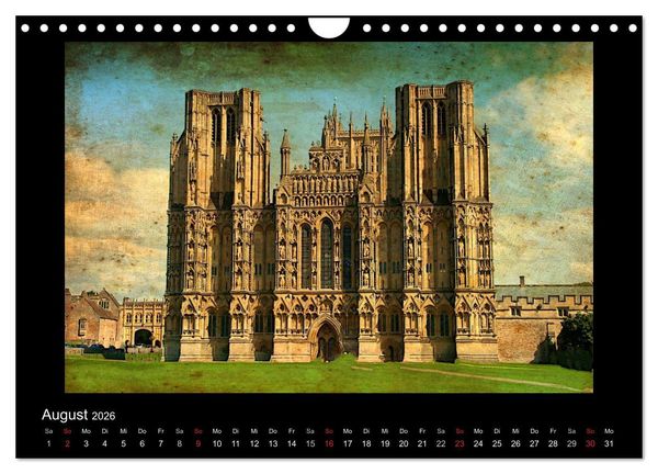 Produktbild: Englands Burgen und Schl&ouml;sser 2026 (Wandkalender 2026 DIN A4 quer), CALVENDO Monatskalender