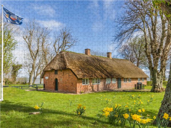 Produktbild: CALVENDO Puzzle Altfriesisches Haus in Keitum auf Sylt | 1000 Teile Lege-Gr&ouml;&szlig;e 64x48cm Foto-Puzzle f&uuml;r gl&uuml;ckliche Stunden