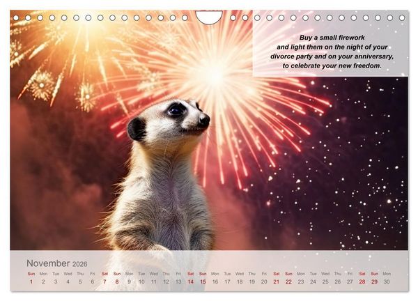 Produktbild: Positive new start after divorce (Wall Calendar 2026 DIN A4 landscape), CALVENDO 12 Month Wall Calendar
