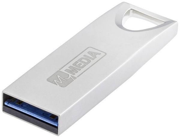 Produktbild: MyMEDIA My Alu USB 3.2 Gen 1 Drive USB-Stick 16GB Silber 69275 USB-A (USB 3.2 Gen 1)