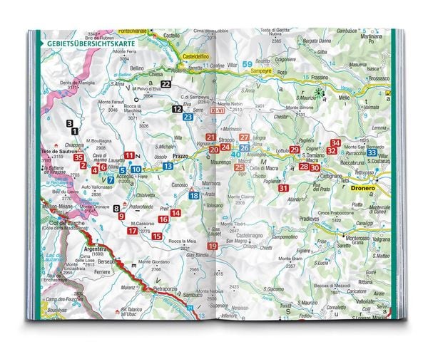 Produktbild: KOMPASS Wanderf&uuml;hrer Piemont, Valle Maira, 35 Touren mit Extra-Tourenkarte
