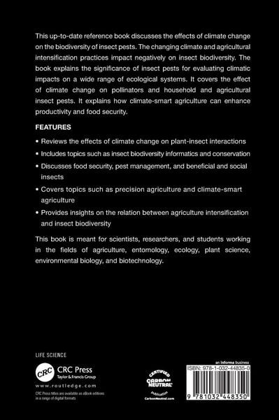Produktbild: Climate Change and Insect Biodiversity