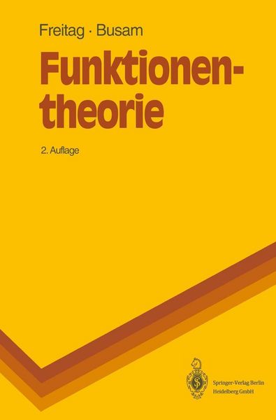 Produktbild: Funktionentheorie