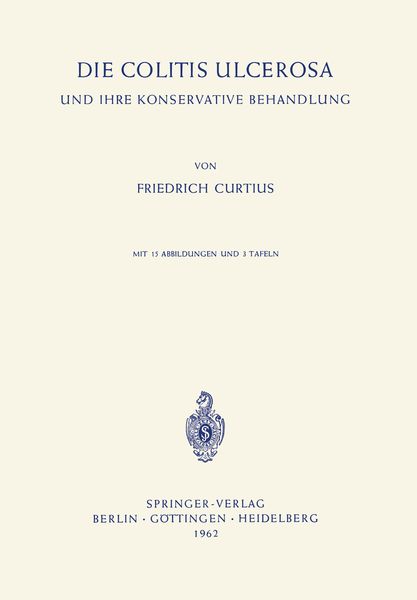 Produktbild: Die Colitis Ulcerosa und ihre Konservative Behandlung