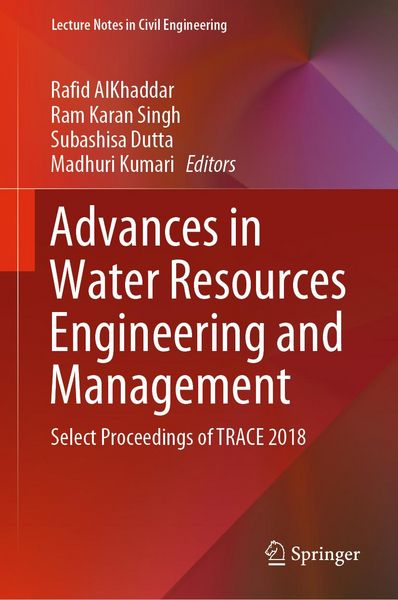 Produktbild: Advances in Water Resources Engineering and Management