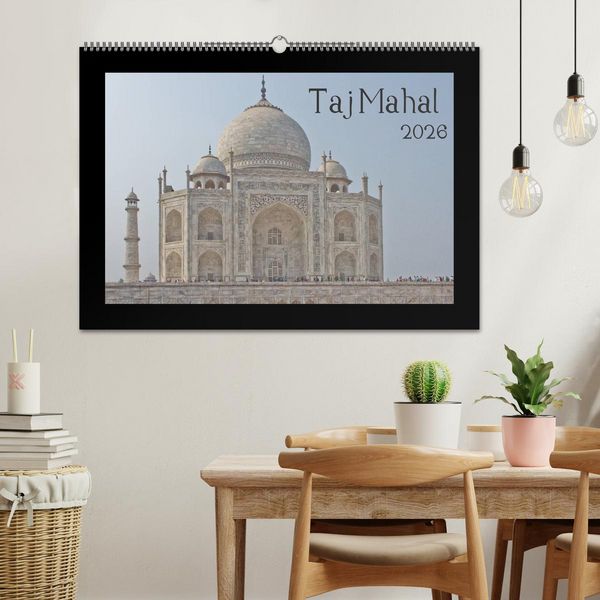 Produktbild: Taj Mahal (Wandkalender 2026 DIN A2 quer), CALVENDO Monatskalender