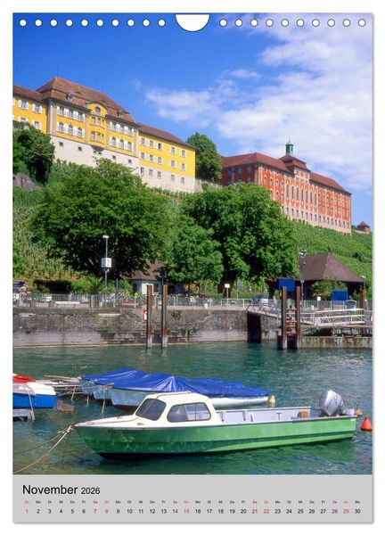 Produktbild: Der Bodensee mit seinen Sehensw&uuml;rdigkeiten (Wandkalender 2026 DIN A4 hoch), CALVENDO Monatskalender
