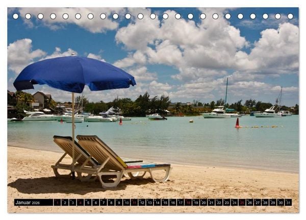 Produktbild: Mauritius - Trauminsel im Indischen Ozean (Tischkalender 2026 DIN A5 quer), CALVENDO Monatskalender