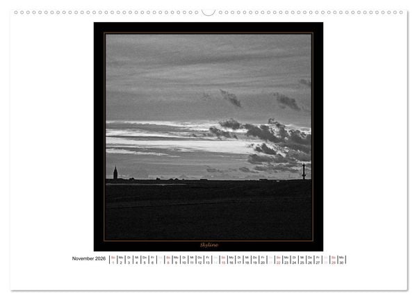 Produktbild: Wangerooge in Fine Art (Wandkalender 2026 DIN A2 quer), CALVENDO Monatskalender