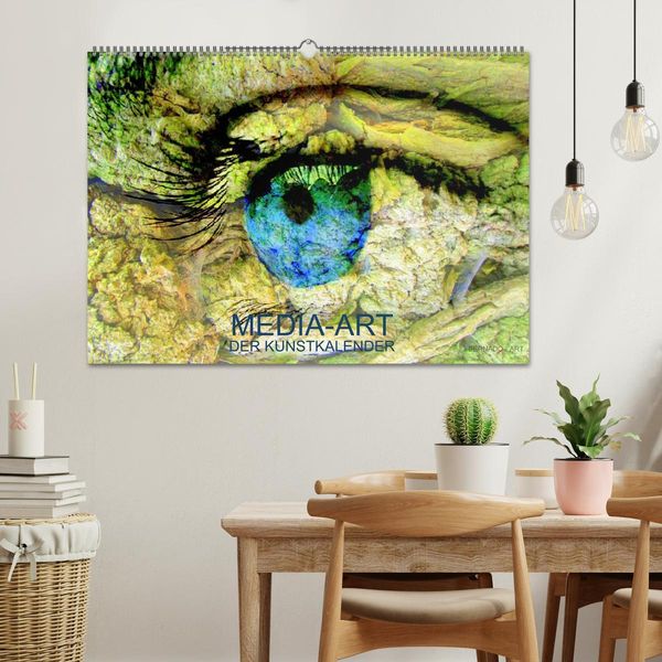 Produktbild: MEDIA-ART Der Kunstkalender (Wandkalender 2026 DIN A2 quer), CALVENDO Monatskalender