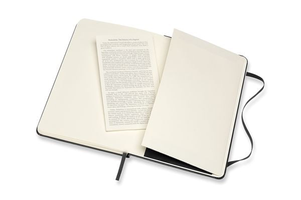 Produktbild: Moleskine Notizbuch Medium, Liniert, Schwarz