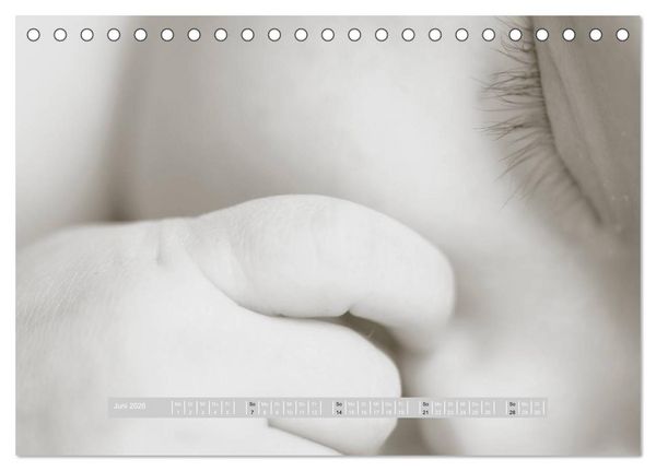 Produktbild: ...so winzig - Babykalender (Tischkalender 2026 DIN A5 quer), CALVENDO Monatskalender