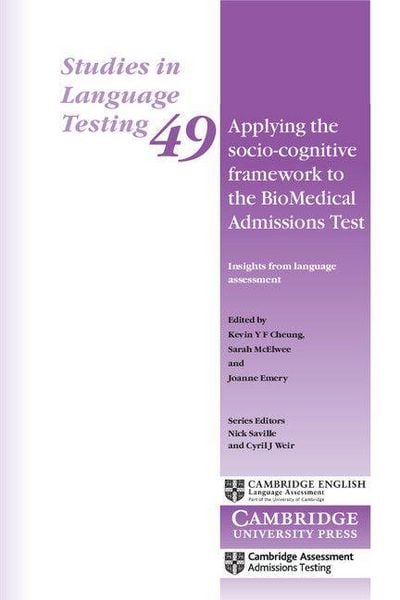 Produktbild: Applying the Socio-Cognitive Framework to the Biomedical Admissions Test