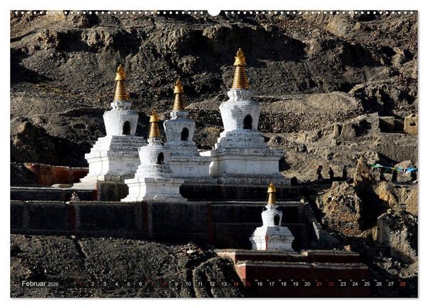 Produktbild: Stupas &ndash; Buddhistische Sakralbauten 2026 (hochwertiger Premium Wandkalender 2026 DIN A2 quer), Kunstdruck in Hochglanz