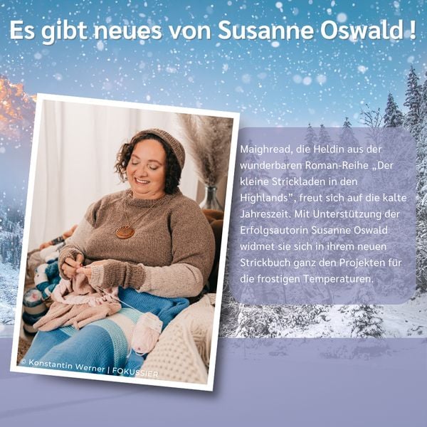 Produktbild: Der kleine Strickladen in den Highlands. Maighreads Winter-Strickbuch