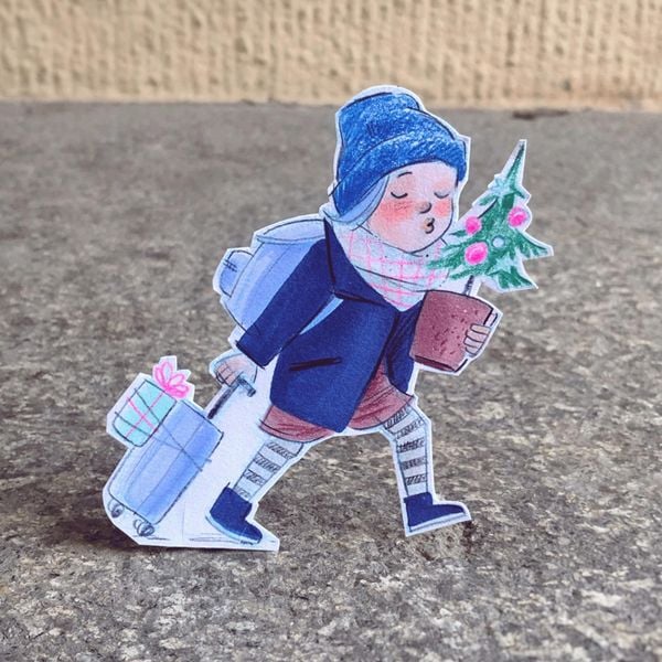 Produktbild: Die Mini me Zeichenschule Adventskalender von Frau Annika