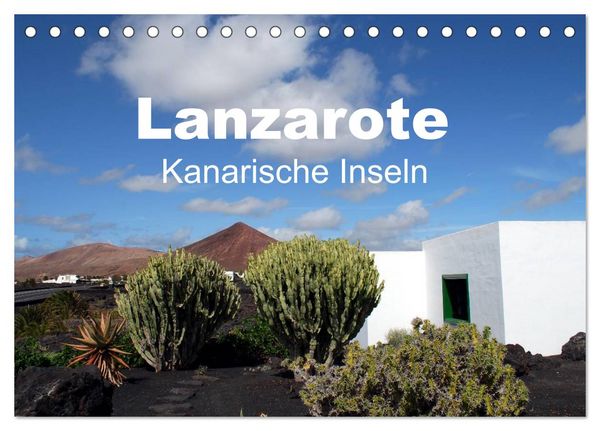Produktbild: Lanzarote - Kanarische Inseln (Tischkalender 2026 DIN A5 quer), CALVENDO Monatskalender