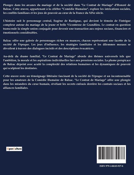 Produktbild: Le Contrat De Mariage