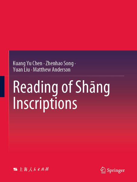 Produktbild: Reading of Shāng Inscriptions