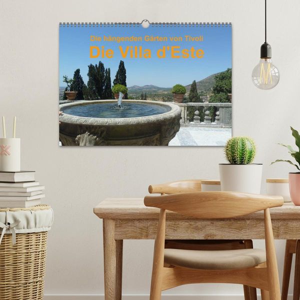 Produktbild: Die h&auml;ngenden G&auml;rten von Tivoli - Die Villa d'Este (Wandkalender 2026 DIN A3 quer), CALVENDO Monatskalender