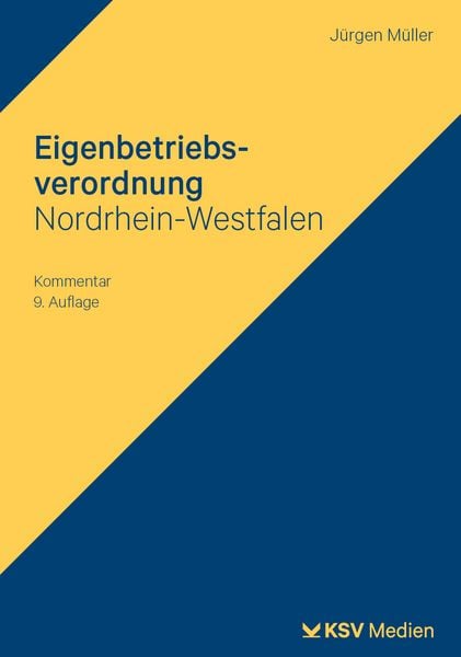 Produktbild: Eigenbetriebsverordnung Nordrhein-Westfalen