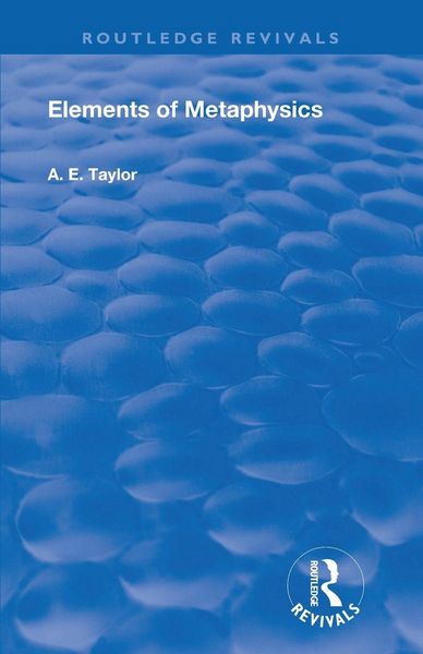 Produktbild: Elements of Metaphysics