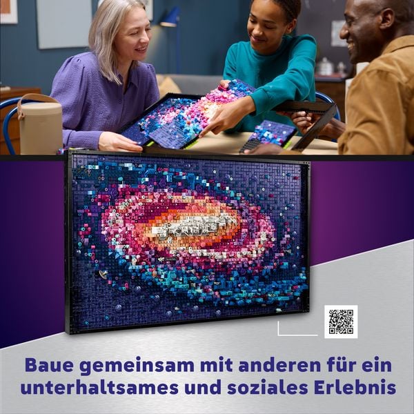 Produktbild: LEGO Art Die Milchstra&szlig;en-Galaxie, Wandkunst- und Kreativ-Bauset 31212