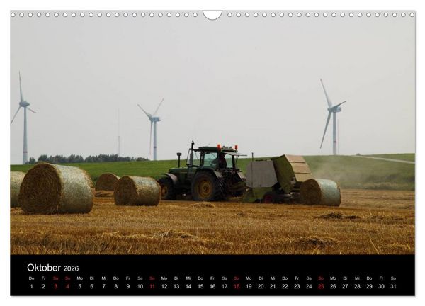 Produktbild: Trecker & Co. bei der Arbeit - Landwirtschaft in Ostfriesland (Wandkalender 2026 DIN A3 quer), CALVENDO Monatskalender