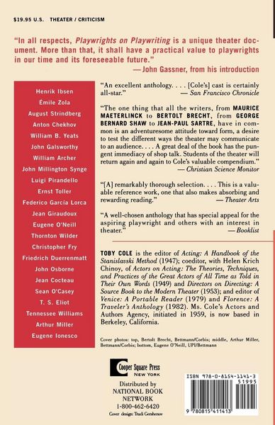 Produktbild: Playwrights on Playwriting