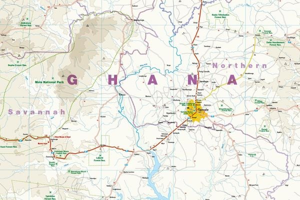 Produktbild: Reise Know-How Landkarte Ghana, Togo (1:600.000)