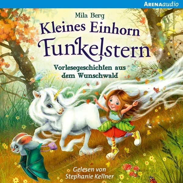 Produktbild: Kleines Einhorn Funkelstern. Vorlesegeschichten aus dem Wunschwald