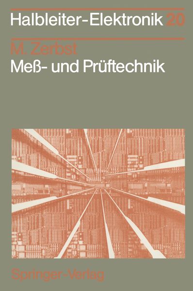 Meß- und Prüftechnik, Taschenbuch von Manfred Zerbst, Springer Berlin, 9783540158783