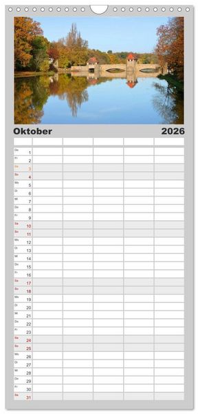 Produktbild: Familienplaner 2026 - Reise durch Leipzig mit 5 Spalten (Wandkalender, 21 x 45 cm) CALVENDO