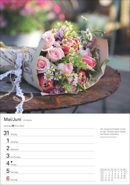 Produktbild: Blumenpracht Wochenplaner 2027 - 53 stimmungsvolle Fotografien