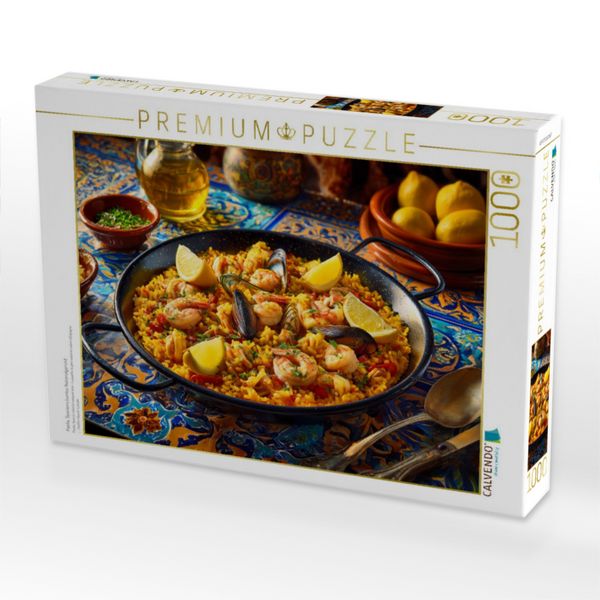 Produktbild: CALVENDO Puzzle Paella, Spaniens buntes Nationalgericht | 1000 Teile Lege-Gr&ouml;&szlig;e 64x48cm Foto-Puzzle f&uuml;r gl&uuml;ckliche Stunden