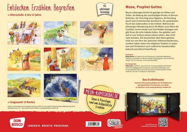 Produktbild: Mose, Prophet Gottes. Kamishibai Bildkartenset