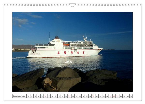 Produktbild: Lanzarote - Playa Blanca (Wandkalender 2026 DIN A3 quer), CALVENDO Monatskalender